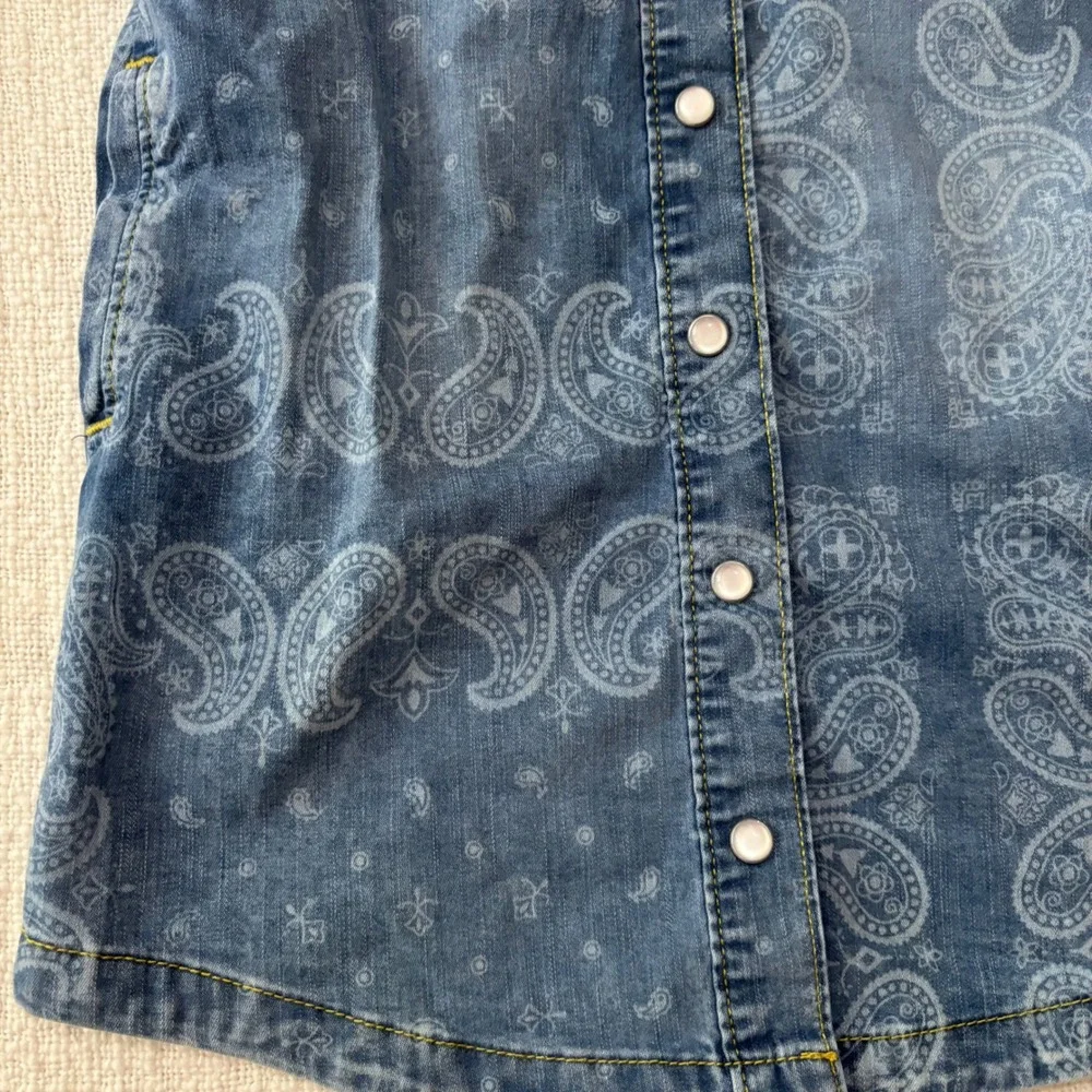 Gymboree Girls Size 6 Lot Unicorn Dress Paisley Denim Shirt Dress Leggings 3pc